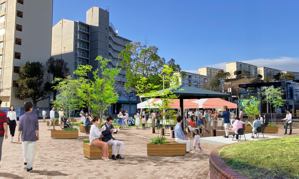 イメージパース（アイレベル：イベント）