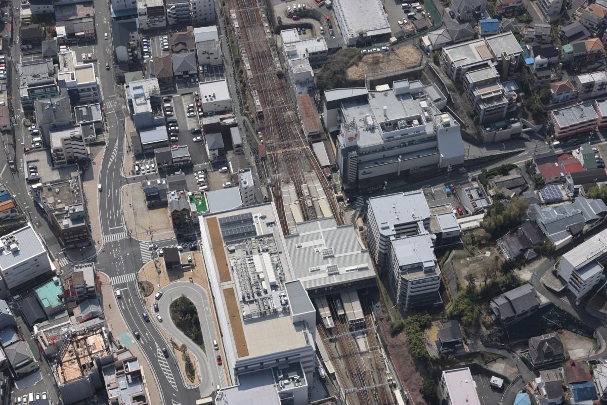 写真：鈴蘭台の上空写真