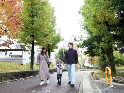 写真：歩行者専用通路