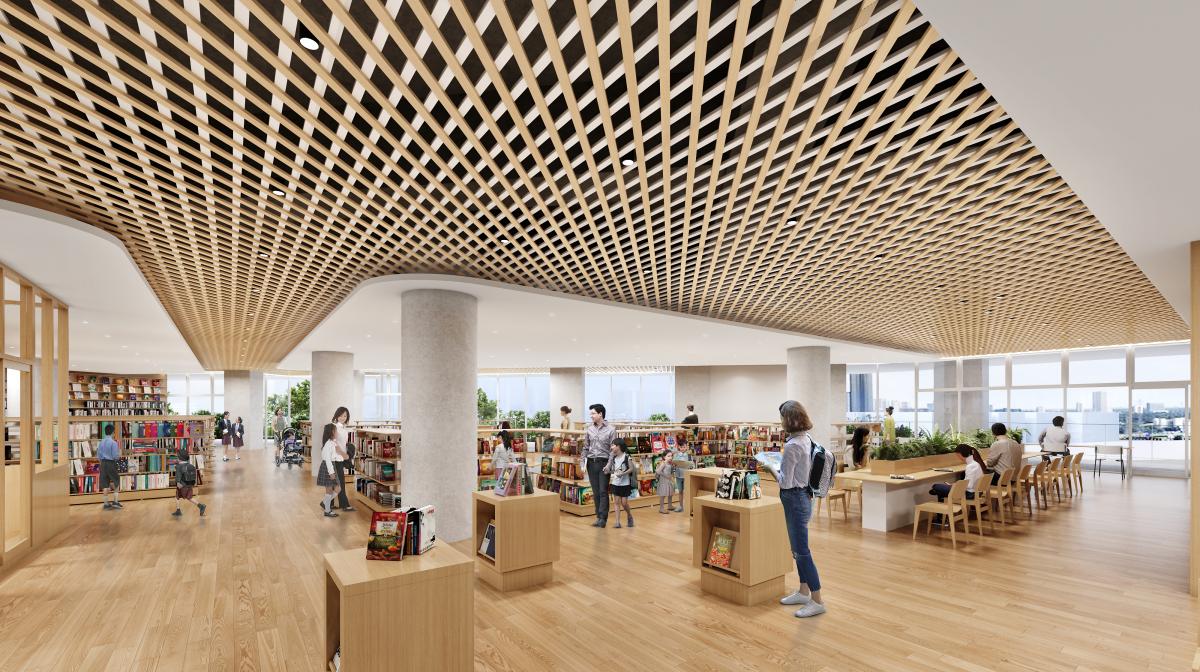 新北図書館パース