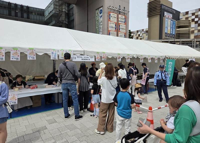 出店ブースの様子