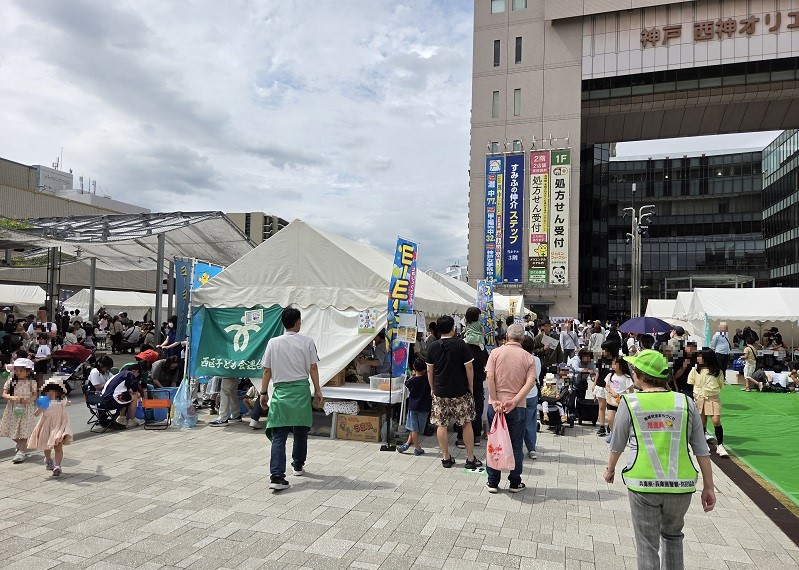 出店ブースの様子