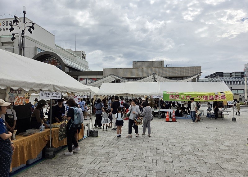 出店ブースの様子