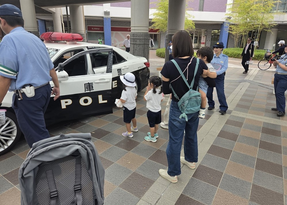 パトカーの展示