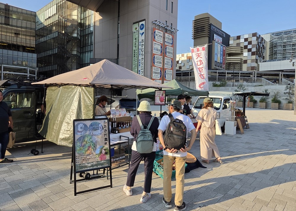 出店の様子