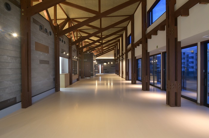 王子南公園クラブハウス_内観ホール