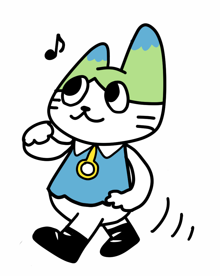 にゃだ（歩く）
