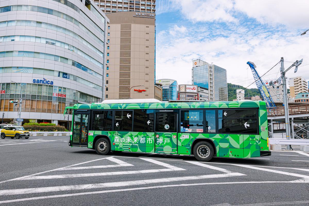 神戸市バスの写真