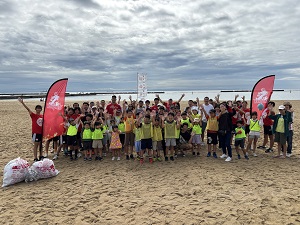 コベルコ神戸スティーラーズが須磨海岸へやってくる！