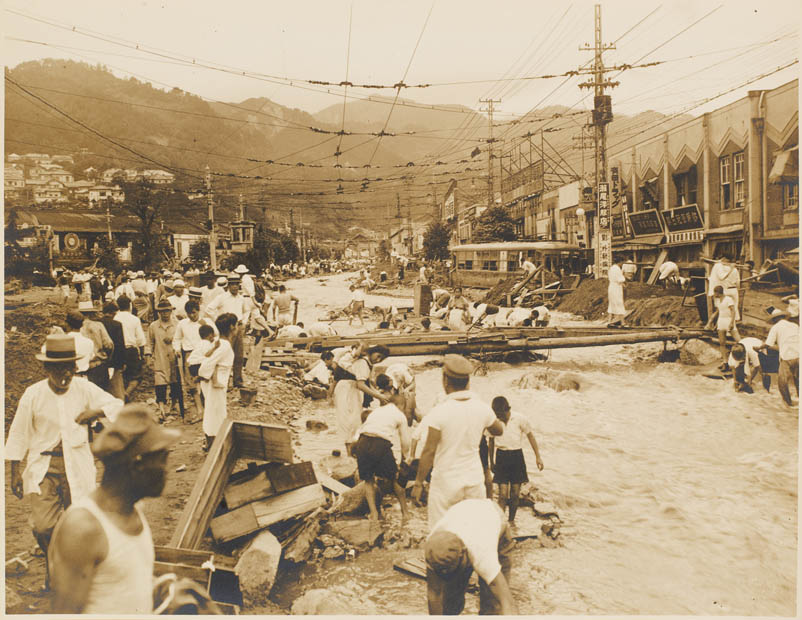 神戸市大水害写真